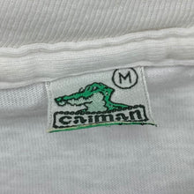 Load image into Gallery viewer, CAIMAN Hand Painted Drawn Tropical Souvenir Graphic Single Stitch T-Shirt