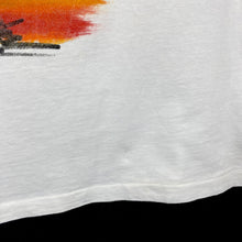 Load image into Gallery viewer, CAIMAN Hand Painted Drawn Tropical Souvenir Graphic Single Stitch T-Shirt