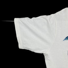 Load image into Gallery viewer, CAIMAN Hand Painted Drawn Tropical Souvenir Graphic Single Stitch T-Shirt