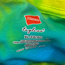 Load image into Gallery viewer, Hanes “KUNG FU” Martial Arts Graphic Spellout Tie Dye T-Shirt