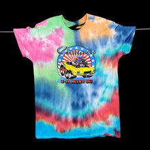 Load image into Gallery viewer, CAMARO (1975) “Z-28 Rules Ok!” Hot Rod Muscle Car Cartoon Tie Dye T-Shirt