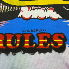 Load image into Gallery viewer, Bayside CAMARO (1975) “Z-28 Rules Ok!” Hot Rod Muscle Car Tie Dye T-Shirt