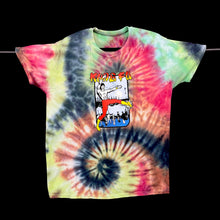 Load image into Gallery viewer, Hanes KUNG-FU Martial Arts Bruce Lee Cartoon Graphic Spellout Tie Dye T-Shirt