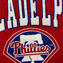 Load image into Gallery viewer, Bike (1995) MLB PHILADELPHIA PHILLIES Baseball Spellout Graphic Single Stitch T-Shirt