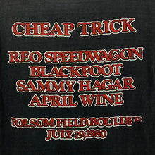 Load image into Gallery viewer, Winterland (1980) COLORADO SUN DAY "Mile High Rock" Single Stitch Band T-Shirt