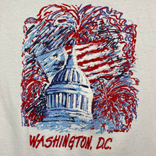 Load image into Gallery viewer, FOTL (1990) “Washington D.C.” Art Style Souvenir Spellout Graphic Single Stitch T-Shirt