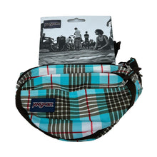 Load image into Gallery viewer, JANSPORT Plaid Check Travel Money Hip Belt Pouch Bum Bag Fanny Pack
