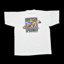 Load image into Gallery viewer, Signed Vintage JASON CRUMP “British Speedway 1999” Motorcycle Speedway T-Shirt