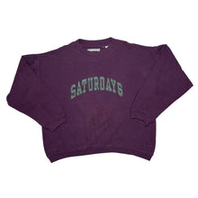 Load image into Gallery viewer, Vintage 90’s SATURDAYS “Explosive Styling” Spellout Graphic Crewneck Sweatshirt