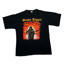 Load image into Gallery viewer, Vintage GRAVE DIGGER Graphic German Heavy Power Metal Band Single Stitch T-Shirt