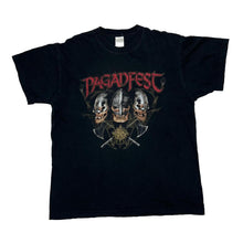 Load image into Gallery viewer, PAGANFEST (2010) Graphic Spellout Folk Black Heavy Metal Band Festival T-Shirt