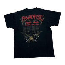 Load image into Gallery viewer, PAGANFEST (2010) Graphic Spellout Folk Black Heavy Metal Band Festival T-Shirt