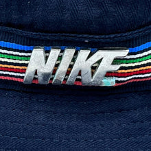 Load image into Gallery viewer, NIKE y2k Rainbow Multi Coloured Ribbon Metallic Spellout Bucket Hat