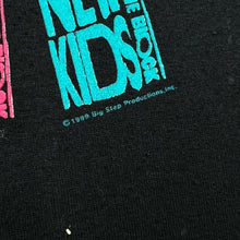 Load image into Gallery viewer, Vintage NEW KIDS ON THE BLOCK (1989) “On Tour” Pop Boyband Single Stitch T-Shirt