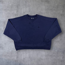 Load image into Gallery viewer, Vintage Starter Heavyweight Made In Mexico Navy Blue Distressed Sweatshirt
