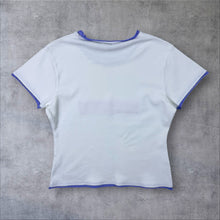 Load image into Gallery viewer, Early 00's Just Togs "Bucked Off" Embroidered Spellout Y2K Women's White T-Shirt
