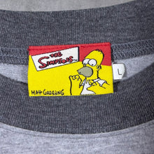 Load image into Gallery viewer, Vintage The Simpsons (2004) "Stupid Gravity" Homer TV Show Graphic Grey Cotton T-Shirt
