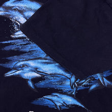 Load image into Gallery viewer, Vintage Oneita "San Diego" Dolphin Wildlife Souvenir Graphic Single Stitch Black T-Shirt
