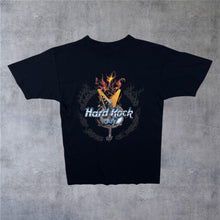 Load image into Gallery viewer, Vintage Hard Rock Cafe (1998) “Barcelona” Souvenir Graphic Black T-Shirt
