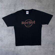 Load image into Gallery viewer, Early 00’s Hard Rock Cafe “Munich” Souvenir Spellout Graphic Black T-Shirt
