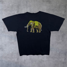 Load image into Gallery viewer, Early 00’s Joligolf Thailand Elephant Souvenir Spellout Graphic Black T-Shirt
