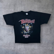 Load image into Gallery viewer, Rock Hard Festival 2010 Graphic Spellout Music Band Festival Lineup Black T-Shirt
