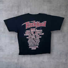 Load image into Gallery viewer, Rock Hard Festival 2010 Graphic Spellout Music Band Festival Lineup Black T-Shirt
