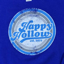 Load image into Gallery viewer, Early 00’s Hanes Happy Hollow Souvenir Spellout Graphic Crewneck Sweatshirt
