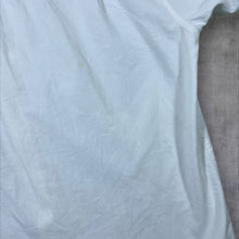 Load image into Gallery viewer, Vintage Patterned Trim White Cotton Short Sleeve Button Shirt
