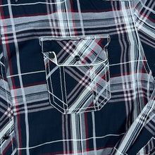 Load image into Gallery viewer, BKE "Athletic Fit" Multi Check Cowboy Western Popper Long Sleeve Shirt

