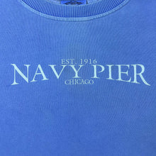 Load image into Gallery viewer, NAVY PIER “Chicago” Souvenir Spellout Graphic Crewneck Sweatshirt
