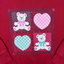 Load image into Gallery viewer, SIGNAL SPORTS Cottage Teddy Bear Heart Graphic Crewneck Sweatshirt
