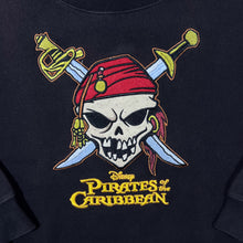 Load image into Gallery viewer, DISNEY “Pirates Of The Caribbean” Embroidered Souvenir Movie Crewneck Sweatshirt

