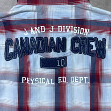 Load image into Gallery viewer, Jack &amp; Jones "John Shirt" Western Plaid Check Popper Long Sleeve Shirt
