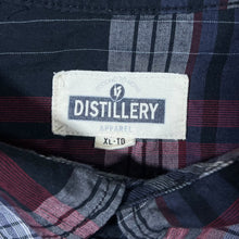 Load image into Gallery viewer, Distillery Cowboy Plaid Check Western Popper Long Sleeve Shirt
