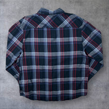 Load image into Gallery viewer, Distillery Cowboy Plaid Check Western Popper Long Sleeve Shirt
