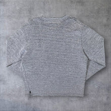 Load image into Gallery viewer, Early 00's Weird Fish Mini Logo Grey Heavy Cotton Macaroni Knit Sweatshirt
