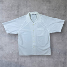 Load image into Gallery viewer, Early 00's Clockhouse "Clock" Embroidered Y2K Spellout White Polyester Shirt
