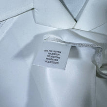 Load image into Gallery viewer, Early 00's Clockhouse "Clock" Embroidered Y2K Spellout White Polyester Shirt
