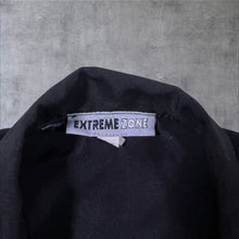 Load image into Gallery viewer, Early 00's Extreme Zone "Baker Street Choppers" Goth Biker Y2K Black Polyester Shirt
