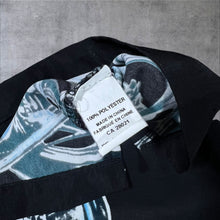 Load image into Gallery viewer, Early 00's Extreme Zone "Baker Street Choppers" Goth Biker Y2K Black Polyester Shirt
