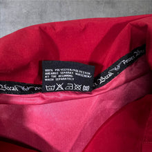 Load image into Gallery viewer, Early 00's Dognose "Power Break" Goth Y2K Tribal Graphic Red Polyester Shirt
