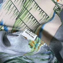 Load image into Gallery viewer, Early 00's Guo Lhi Ting Goth Y2K Ship All-Over Print Graphic Grey Shirt
