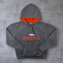 Load image into Gallery viewer, NFL Team Apparel TXB Warm "Denver Broncos" Football Logo Grey Sports Hoodie
