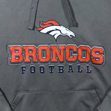 Load image into Gallery viewer, NFL Team Apparel TXB Warm "Denver Broncos" Football Logo Grey Sports Hoodie
