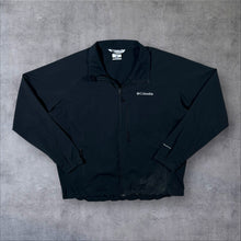 Load image into Gallery viewer, Columbia Sportswear Interchange Omni-Shield Black Outdoor Hiking Windbreaker Jacket

