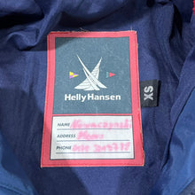 Load image into Gallery viewer, Helly Hansen KMG U-205 P Navy Blue Red Sailing Hooded Jacket
