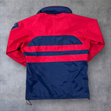 Load image into Gallery viewer, Helly Hansen KMG U-205 P Navy Blue Red Sailing Hooded Jacket
