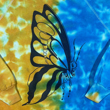 Load image into Gallery viewer, Vintage 90’s Hanes Butterfly Graphic Tie Dye Crewneck Sweatshirt
