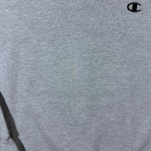 Load image into Gallery viewer, Champion Eco Classic Embroidered Mini Logo Grey Crewneck Sweatshirt
